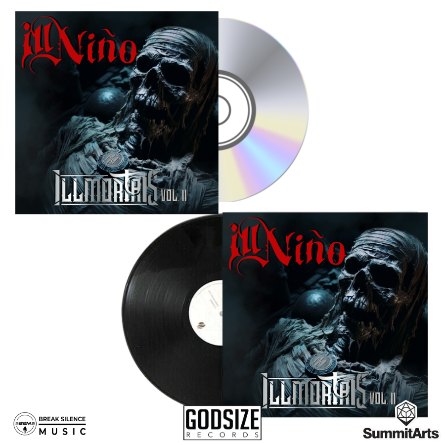 ILL NINO - illmortals Vol. 2 Pre Order CD and Vinyl Bundle w/ * FREE SIGNED POSTER! *