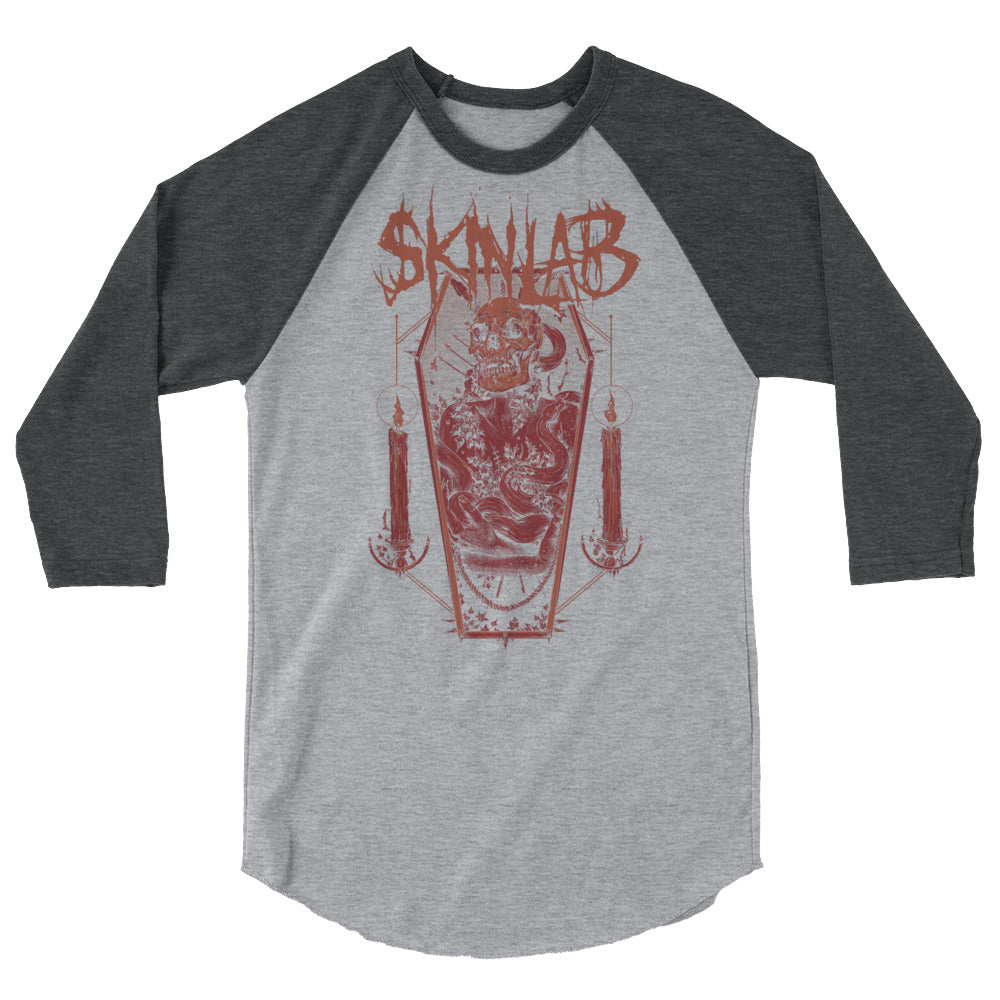 Skinlab metal band 3/4 sleeve raglan shirt - art is war records